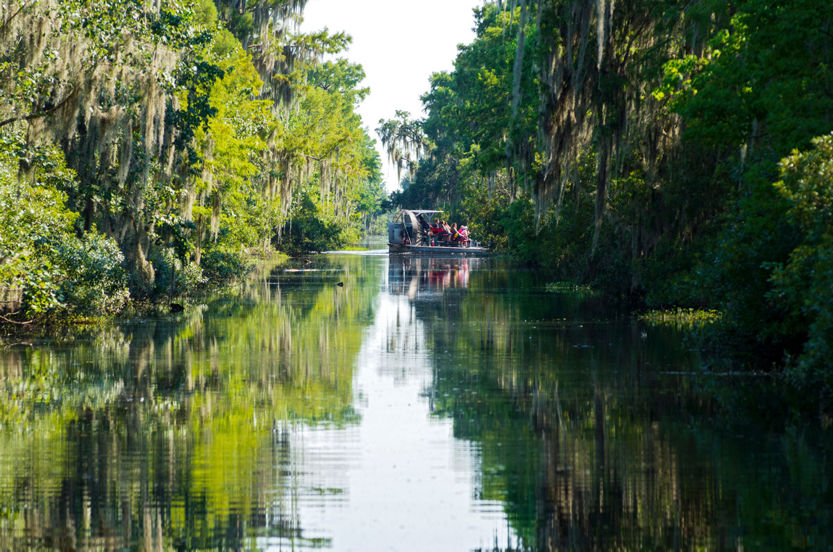 Discover Cajun Country:  Includes Scenic Hydrofoil Swamp tour, Two Plantation tours–and why not try a rum tasting!